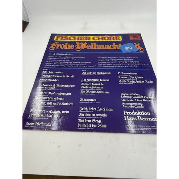 Fischer Chöre – Frohe Weihnachtszeit Vinyl Album Record - Picture 2 of 5